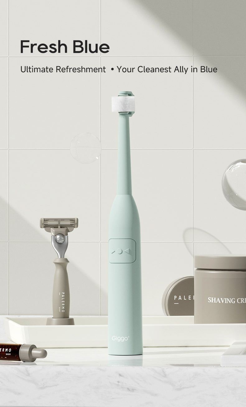 Bass Brushing Technique - Giggo Electric Toothbrush ( Fresh Blue )